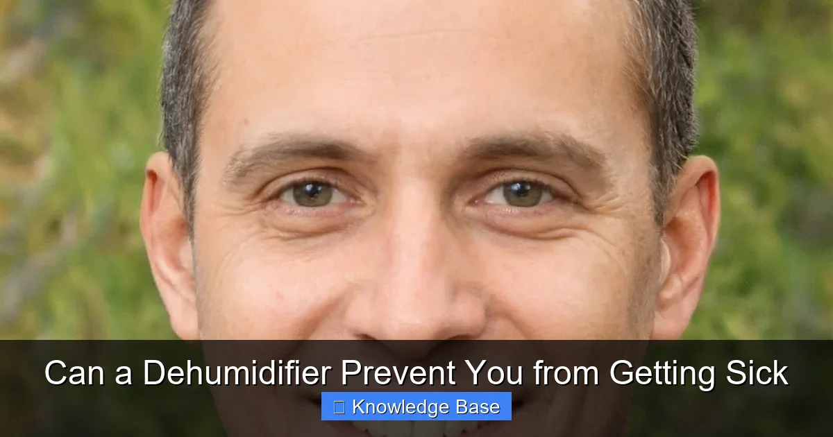 Can a Dehumidifier Prevent You from Getting Sick