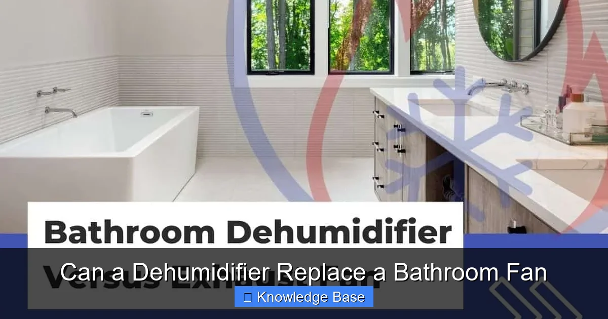 Can a Dehumidifier Replace a Bathroom Fan