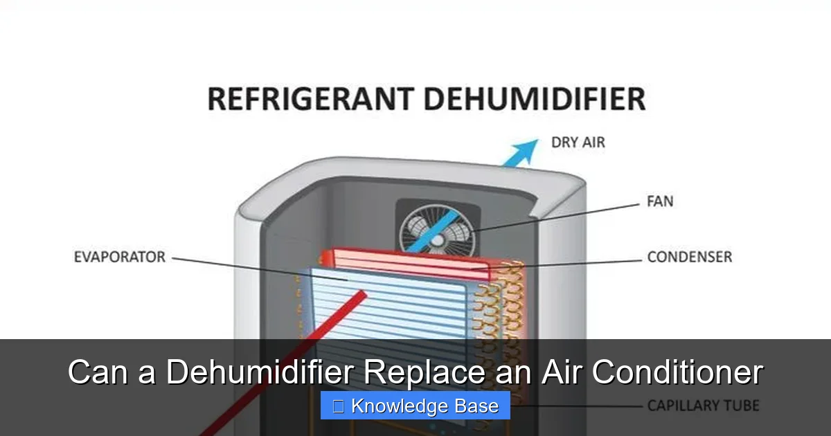 Can a Dehumidifier Replace an Air Conditioner