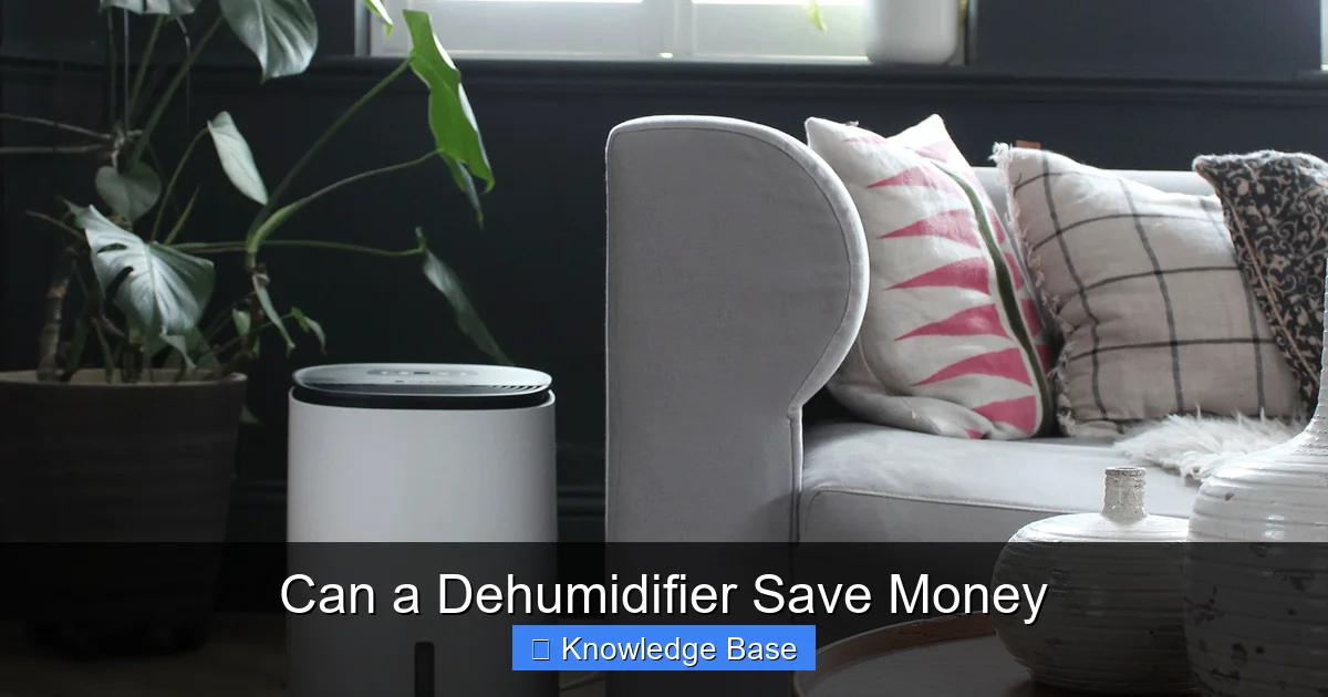 Can a Dehumidifier Save Money