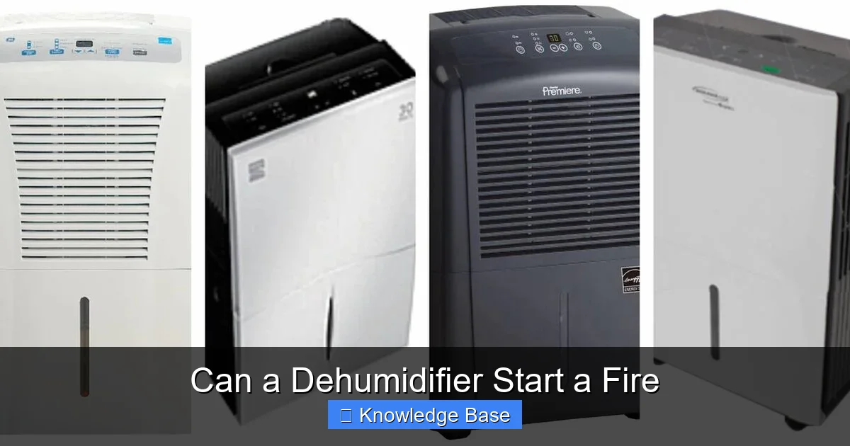 Can a Dehumidifier Start a Fire