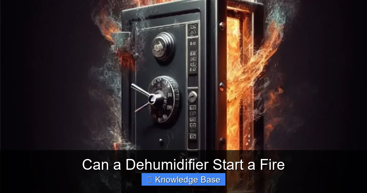 Can a Dehumidifier Start a Fire