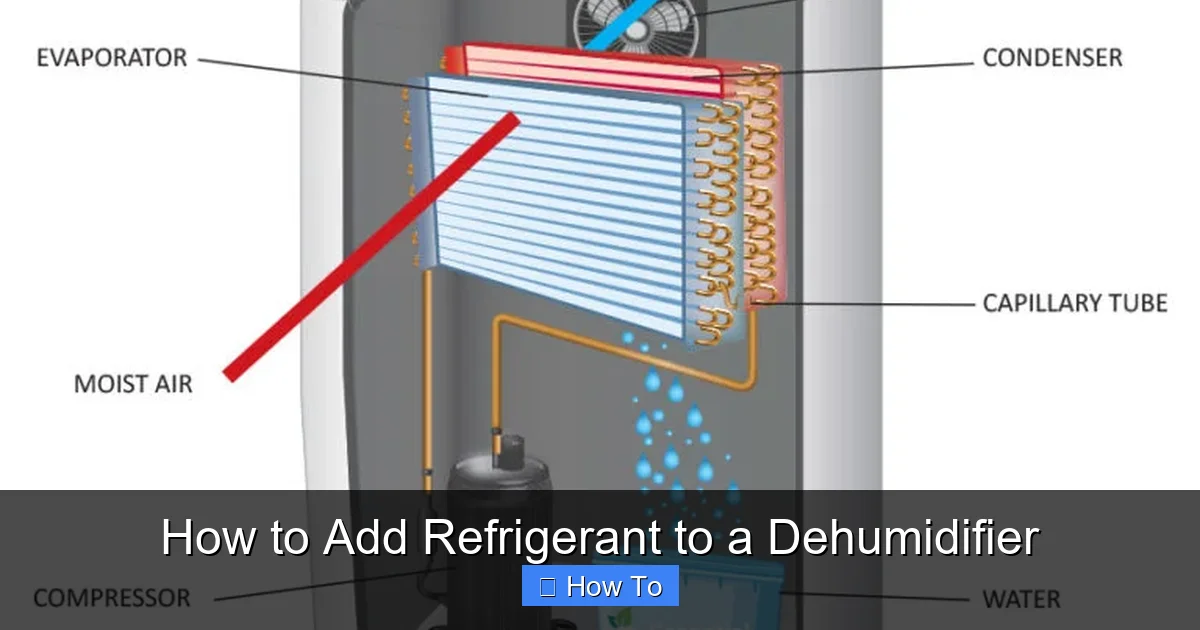 How to Add Refrigerant to a Dehumidifier