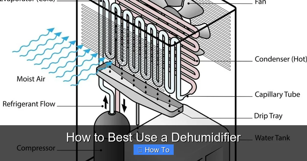 How to Best Use a Dehumidifier