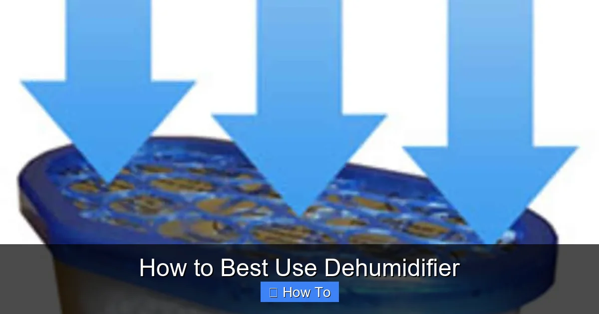 How to Best Use Dehumidifier