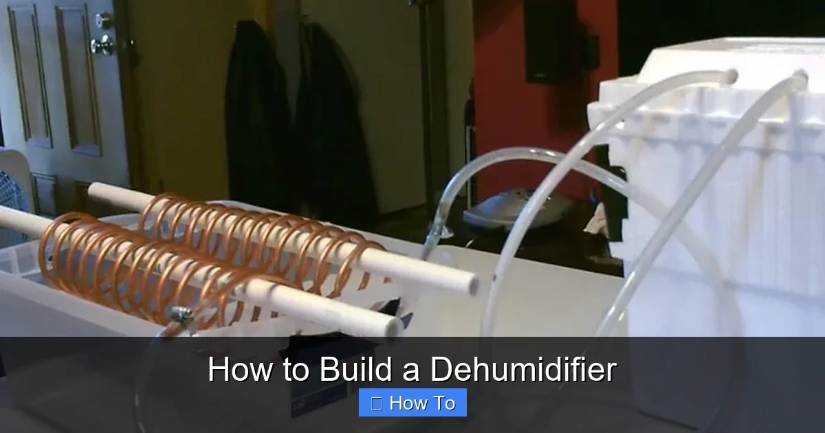 How to Build a Dehumidifier