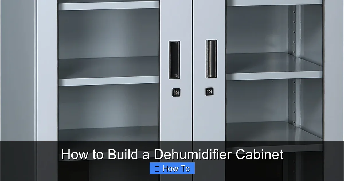 How to Build a Dehumidifier Cabinet
