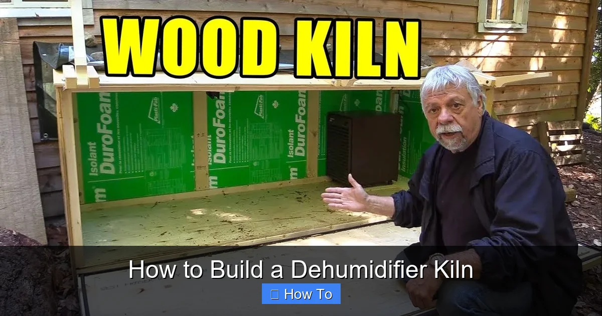 How to Build a Dehumidifier Kiln