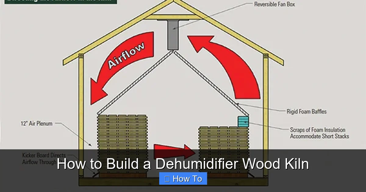 How to Build a Dehumidifier Wood Kiln