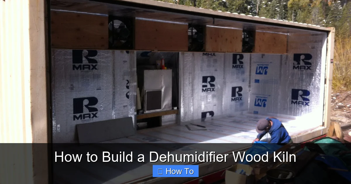 How to Build a Dehumidifier Wood Kiln