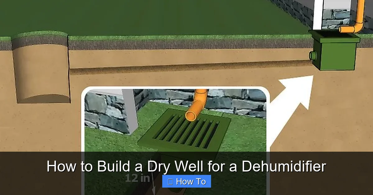 How to Build a Dry Well for a Dehumidifier