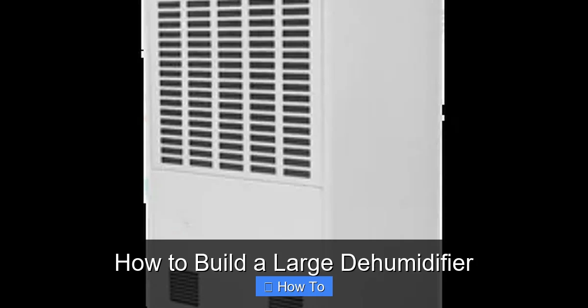 How to Build a Large Dehumidifier