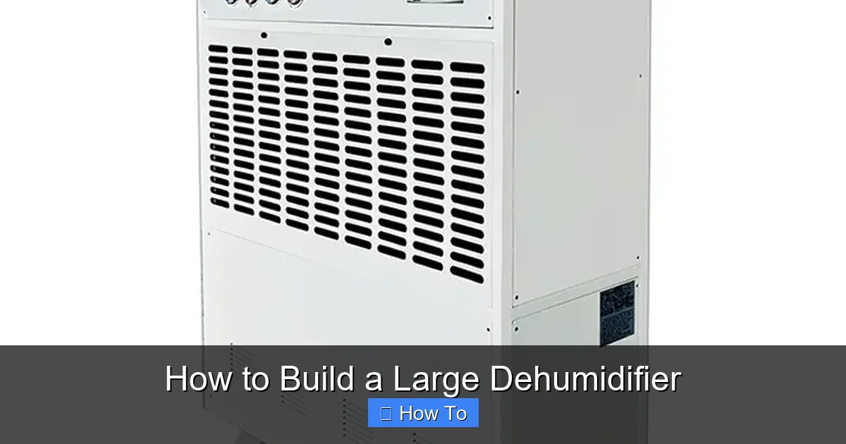 How to Build a Large Dehumidifier