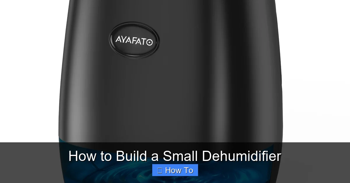 How to Build a Small Dehumidifier