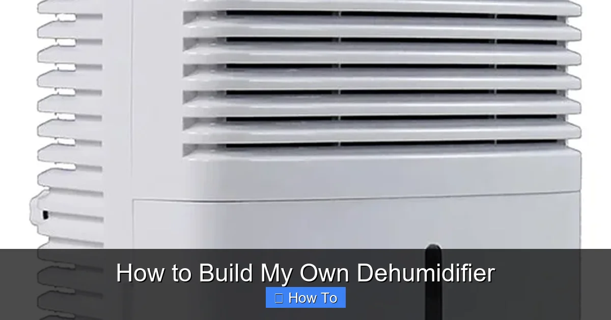 How to Build My Own Dehumidifier