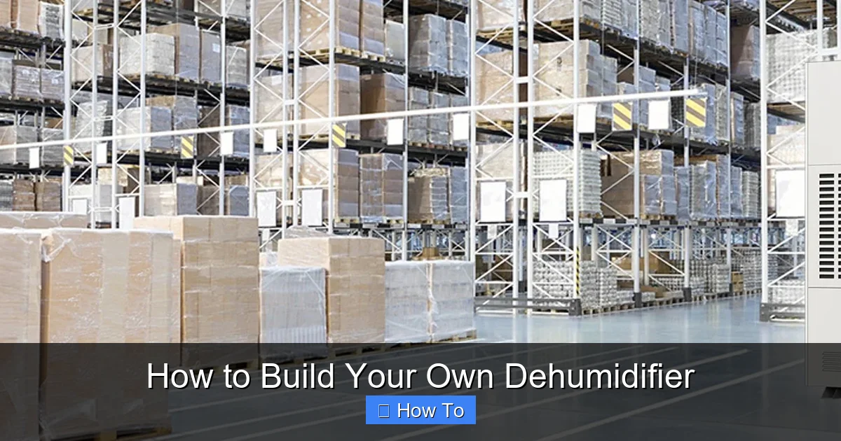 How to Build Your Own Dehumidifier
