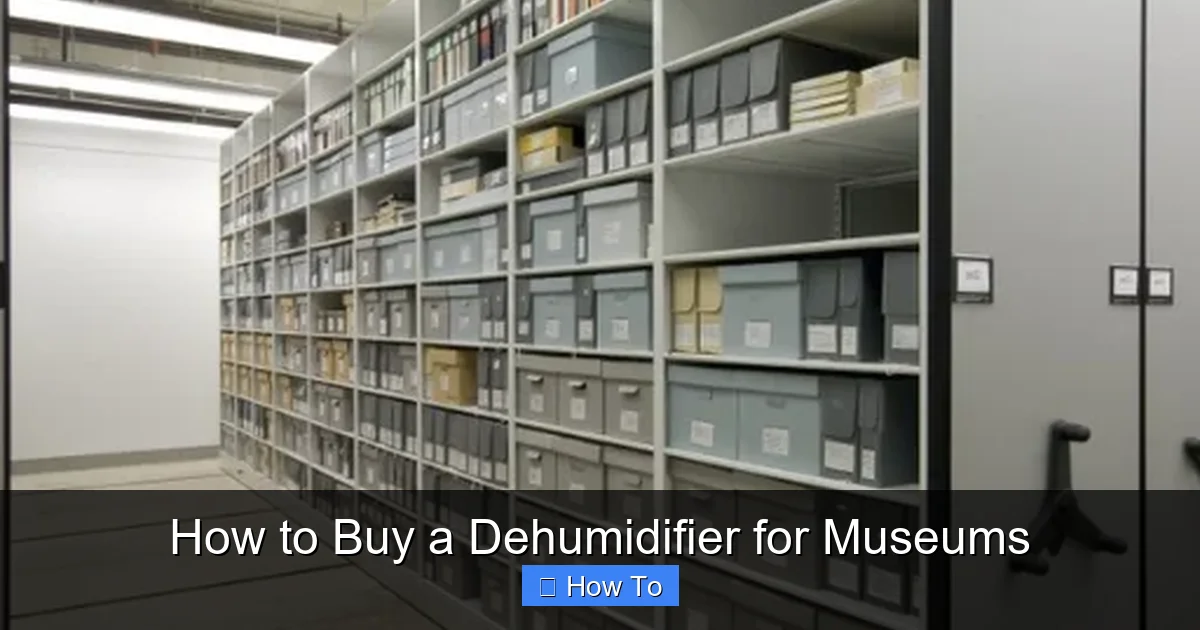 How to Buy a Dehumidifier for Museums