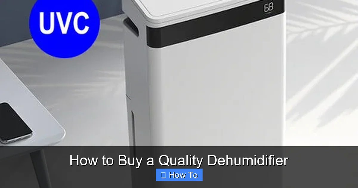 How to Buy a Quality Dehumidifier