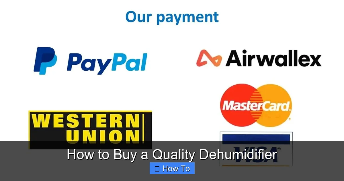 How to Buy a Quality Dehumidifier