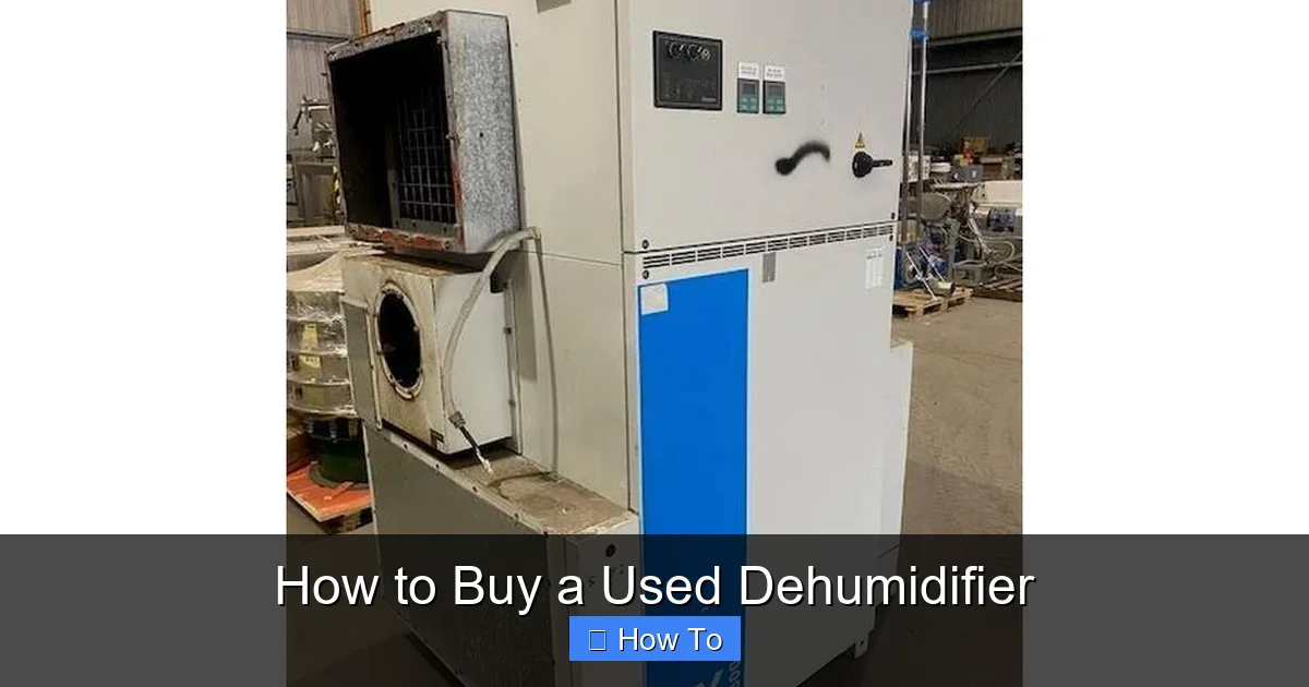 How to Buy a Used Dehumidifier