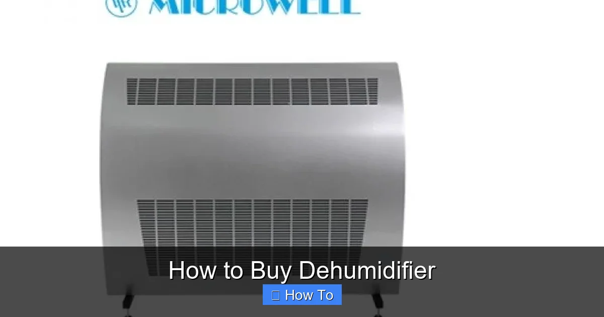 How to Buy Dehumidifier