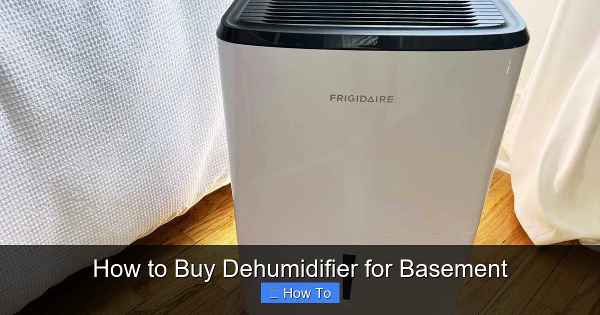 How to Buy Dehumidifier for Basement