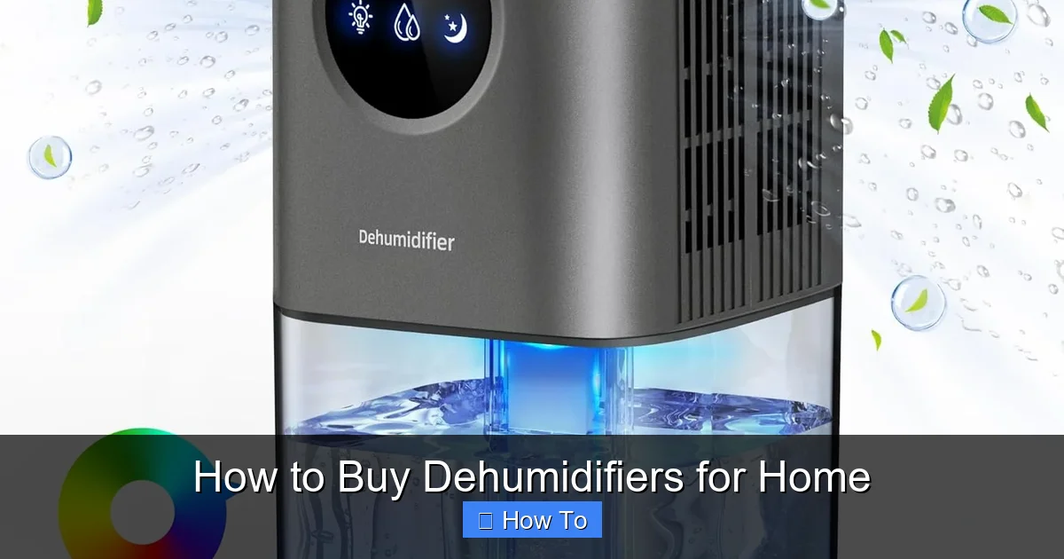 How to Buy Dehumidifiers for Home