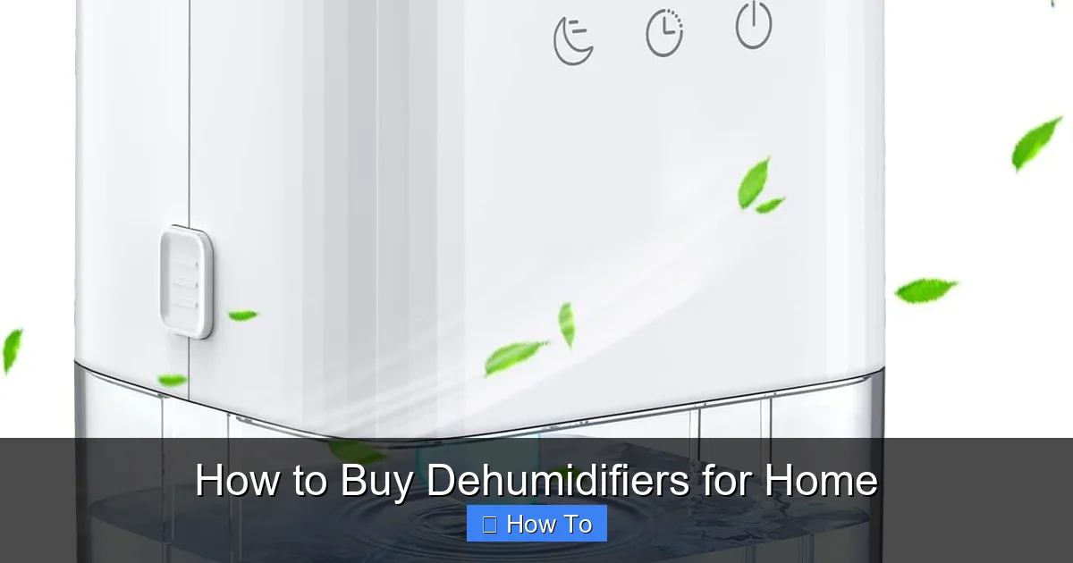 How to Buy Dehumidifiers for Home