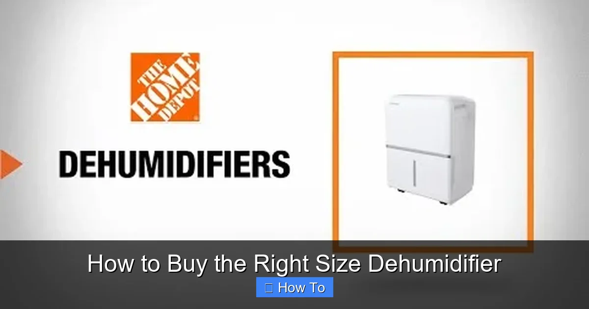 How to Buy the Right Size Dehumidifier