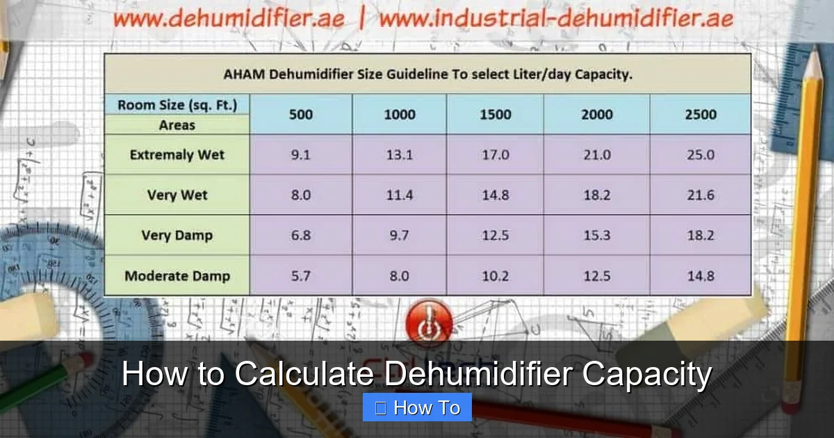 How to Calculate Dehumidifier Capacity