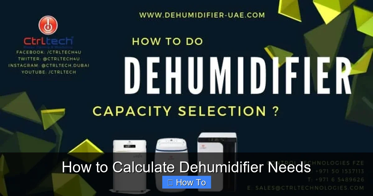 How to Calculate Dehumidifier Needs