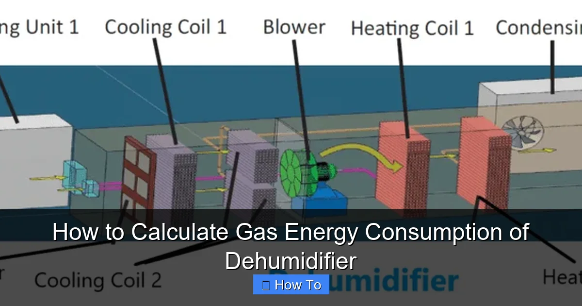 How to Calculate Gas Energy Consumption of Dehumidifier