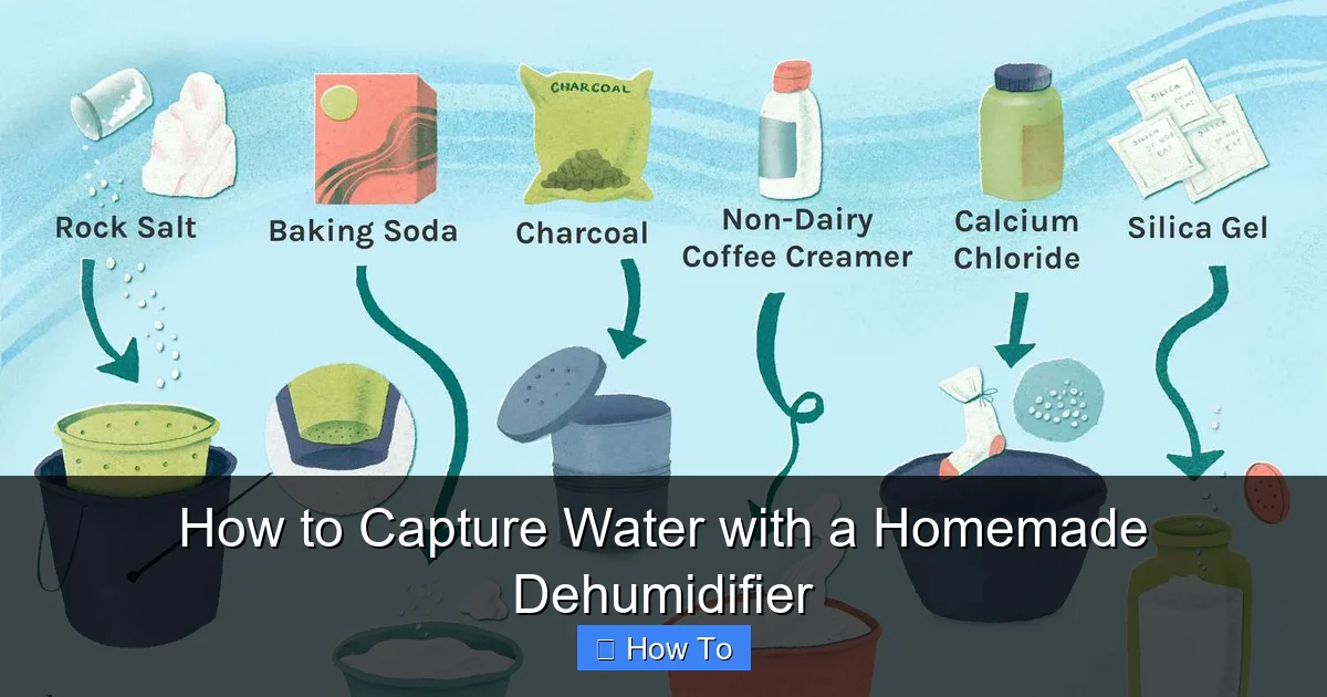 How to Capture Water with a Homemade Dehumidifier