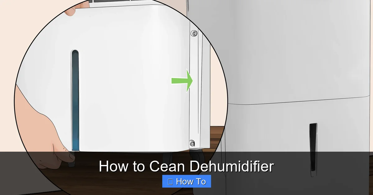 How to Cean Dehumidifier