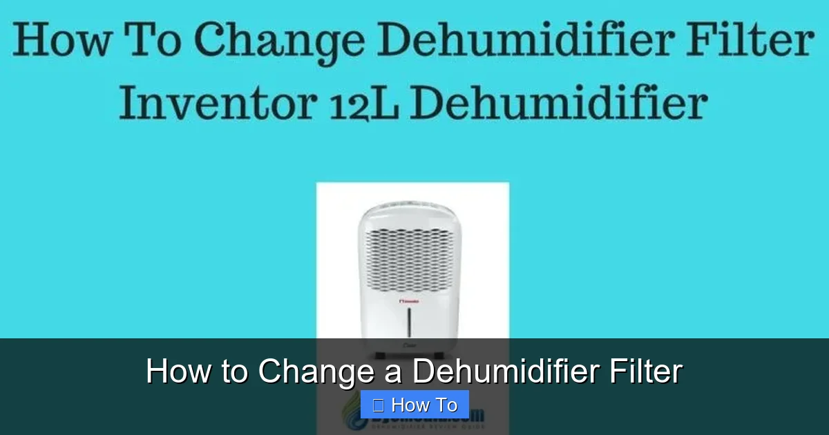 How to Change a Dehumidifier Filter