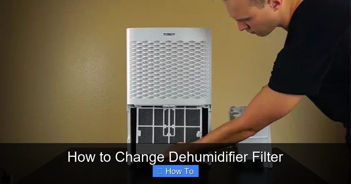 How to Change Dehumidifier Filter