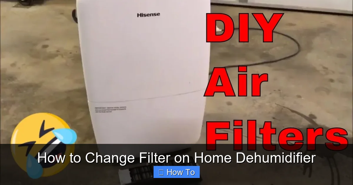 How to Change Filter on Home Dehumidifier