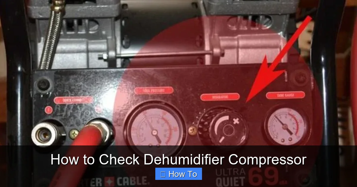 How to Check Dehumidifier Compressor