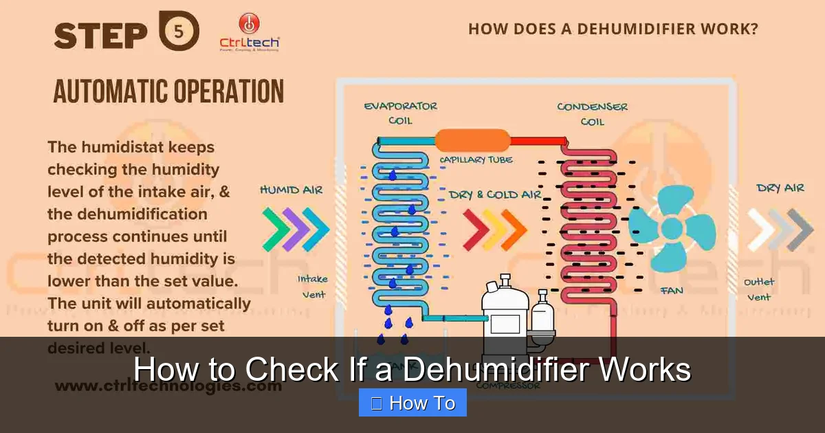 How to Check If a Dehumidifier Works