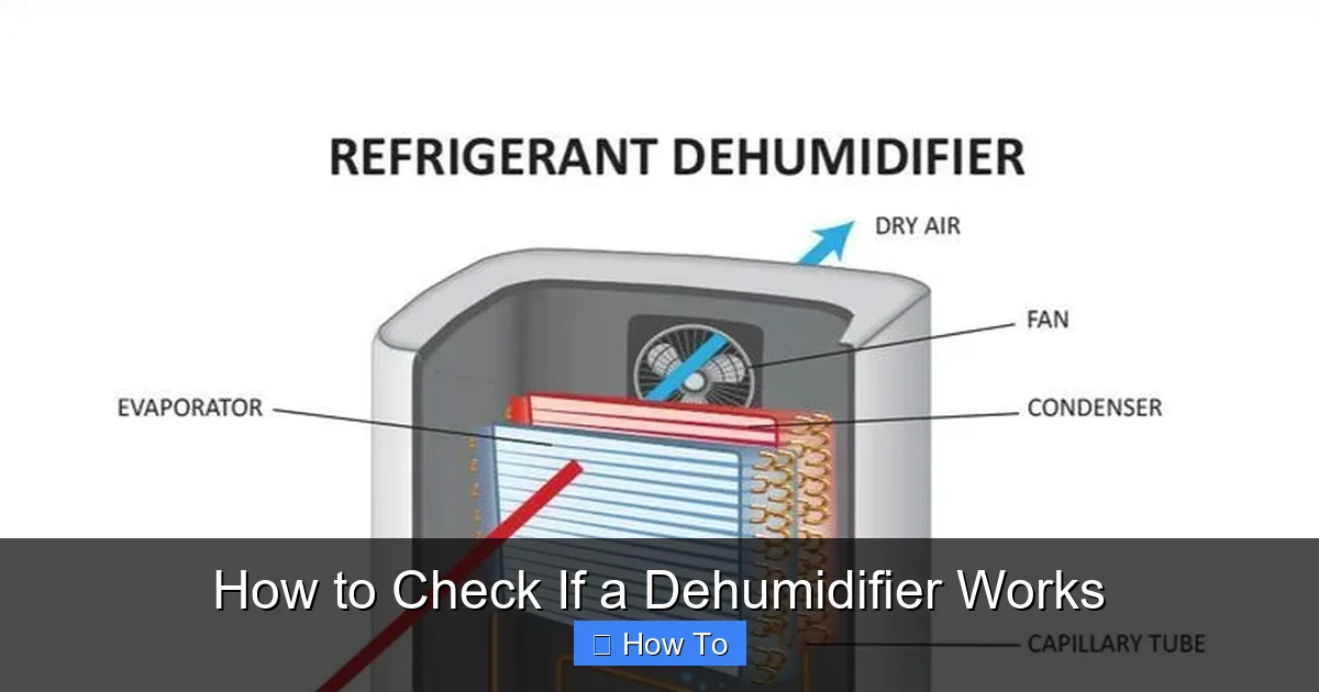 How to Check If a Dehumidifier Works