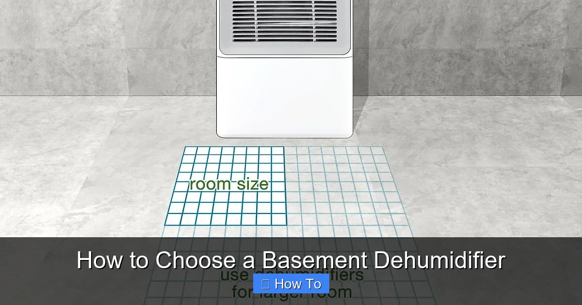 How to Choose a Basement Dehumidifier