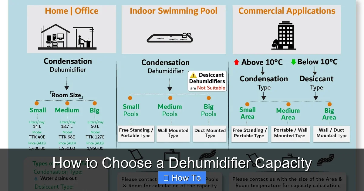 How to Choose a Dehumidifier Capacity