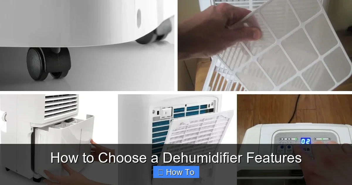 How to Choose a Dehumidifier Features