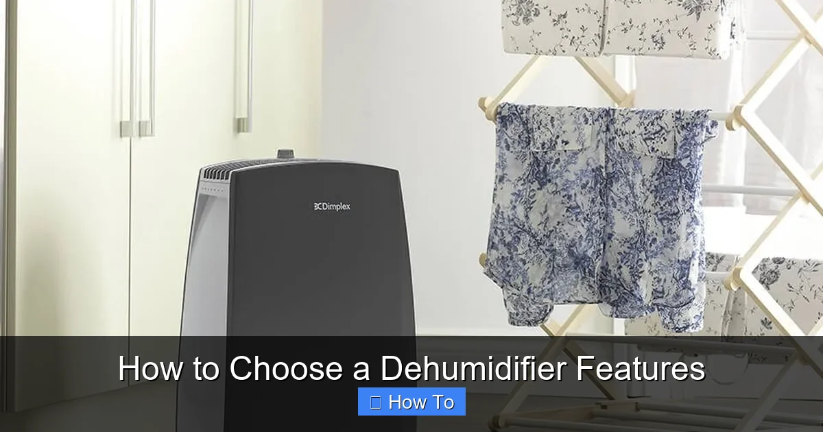 How to Choose a Dehumidifier Features