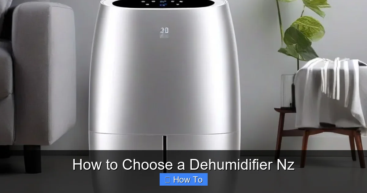 How to Choose a Dehumidifier Nz