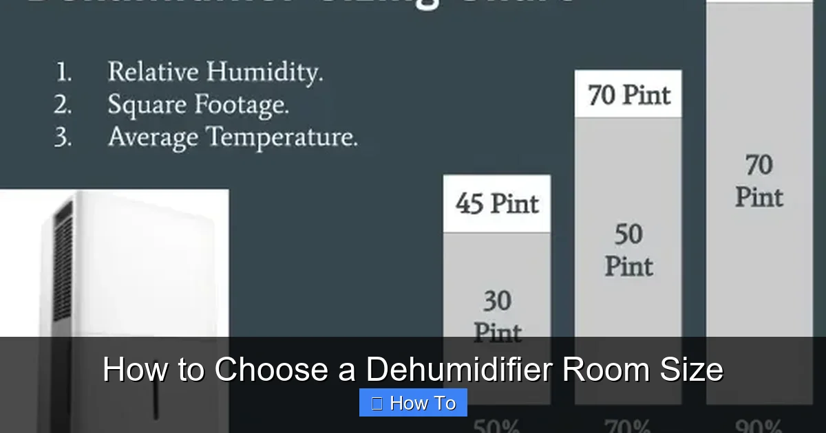 How to Choose a Dehumidifier Room Size