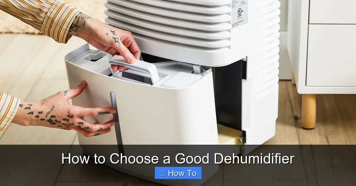 How to Choose a Good Dehumidifier