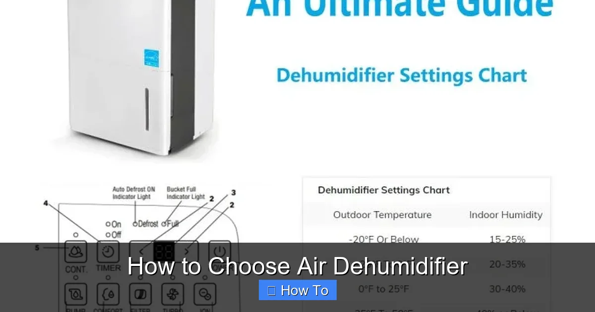 How to Choose Air Dehumidifier