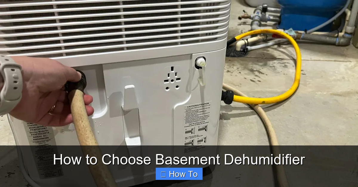 How to Choose Basement Dehumidifier