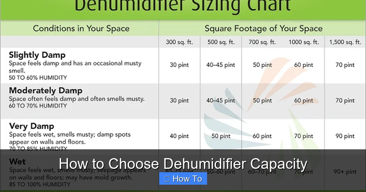 How to Choose Dehumidifier Capacity